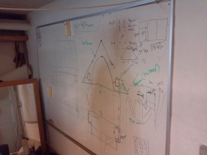 Arbejdstening af vejsidetempel.